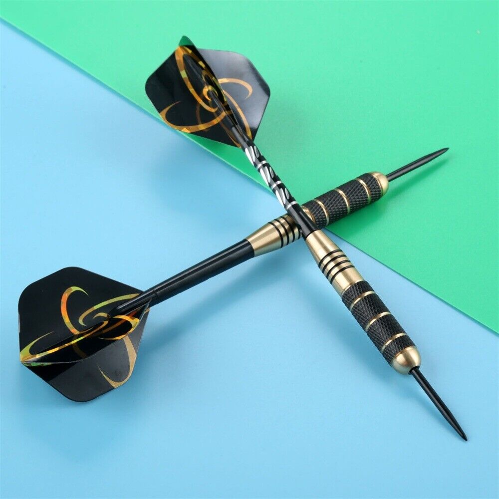 3pc Boomerang 24g Darts & Box Copper Black Nickel Barrel Dart Fans Friend Gift