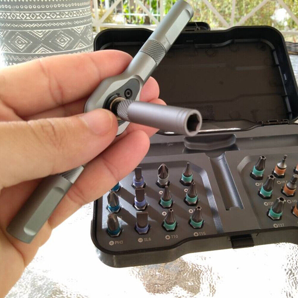 25pcs 24 in 1 Multipurpose Screwdriver Bit Set Magnetic Labor Saving Head