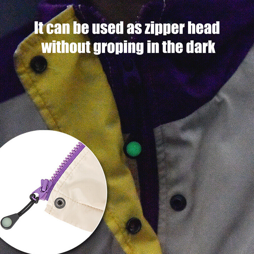 Outdoor Camping Hiking Backpack Anti-lost Luminous Zipper Pull (20pcs)