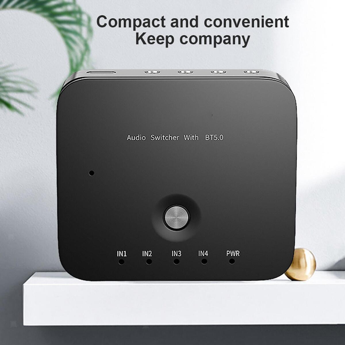 3.5mm Audio Switcher Multimedia Supplies Audio Splitter Box BT5.0 Receiver