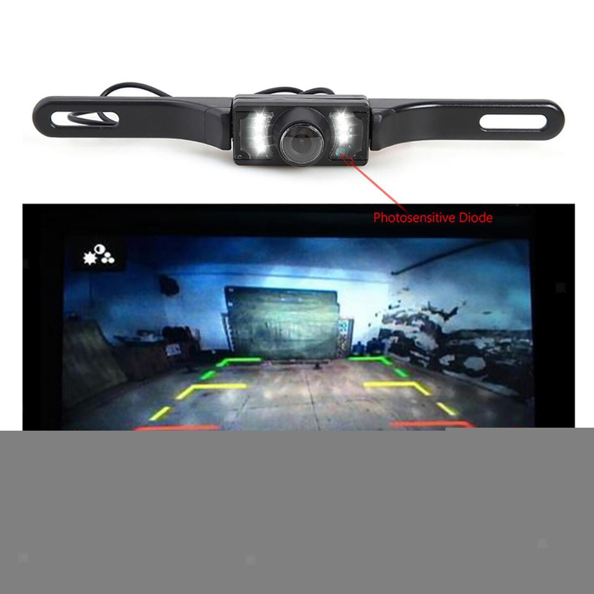 Automotive Car Backup Cameras 5 inch Monitor License Plate Camera Premium