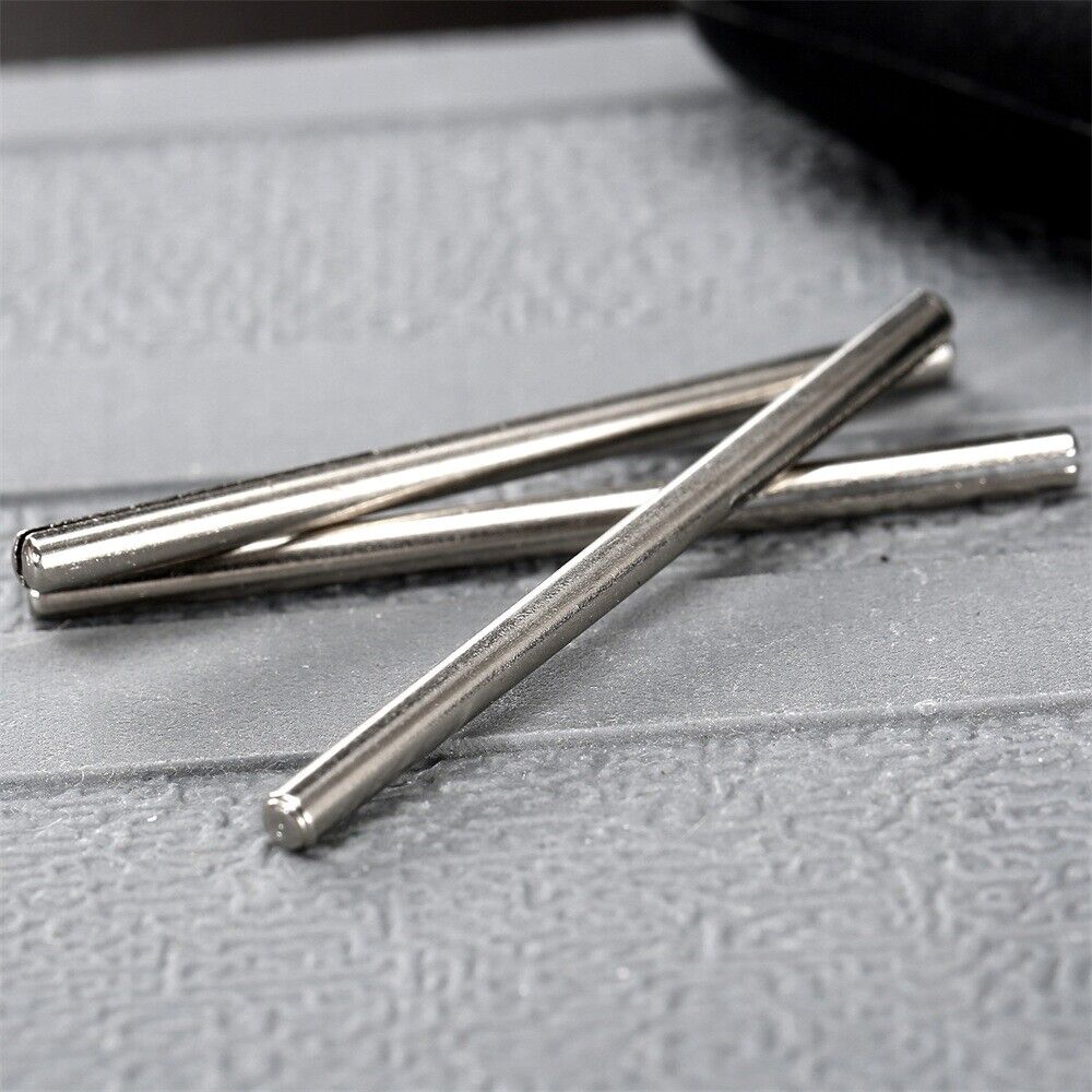 10pcs Sandpaper Straight Split Mandrels 1/8" Shank Clip Handle Rotary Tool New