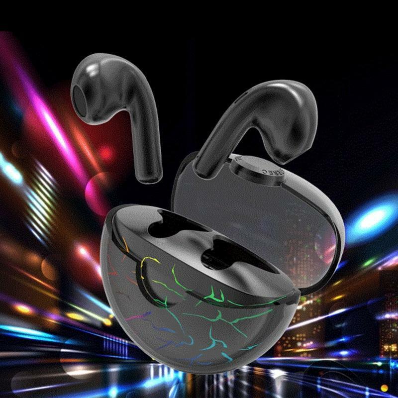 Bluetooth-compatible5.1 Earphone Waterproof Headphone with Charging Cases