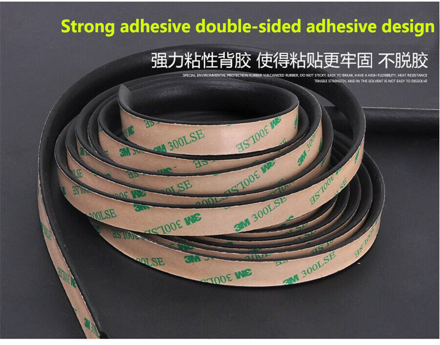 5M Car Window Sealant Rubber 0.79"*0.12" Sunroof Triangular Window Sealed Strips