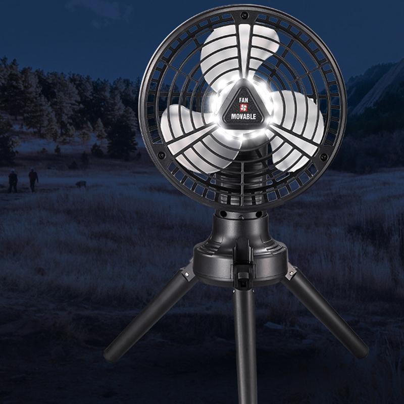 Portable Mini Fan 3 Gears Wind Desktop Cooler Flexible Tripod for Home Office