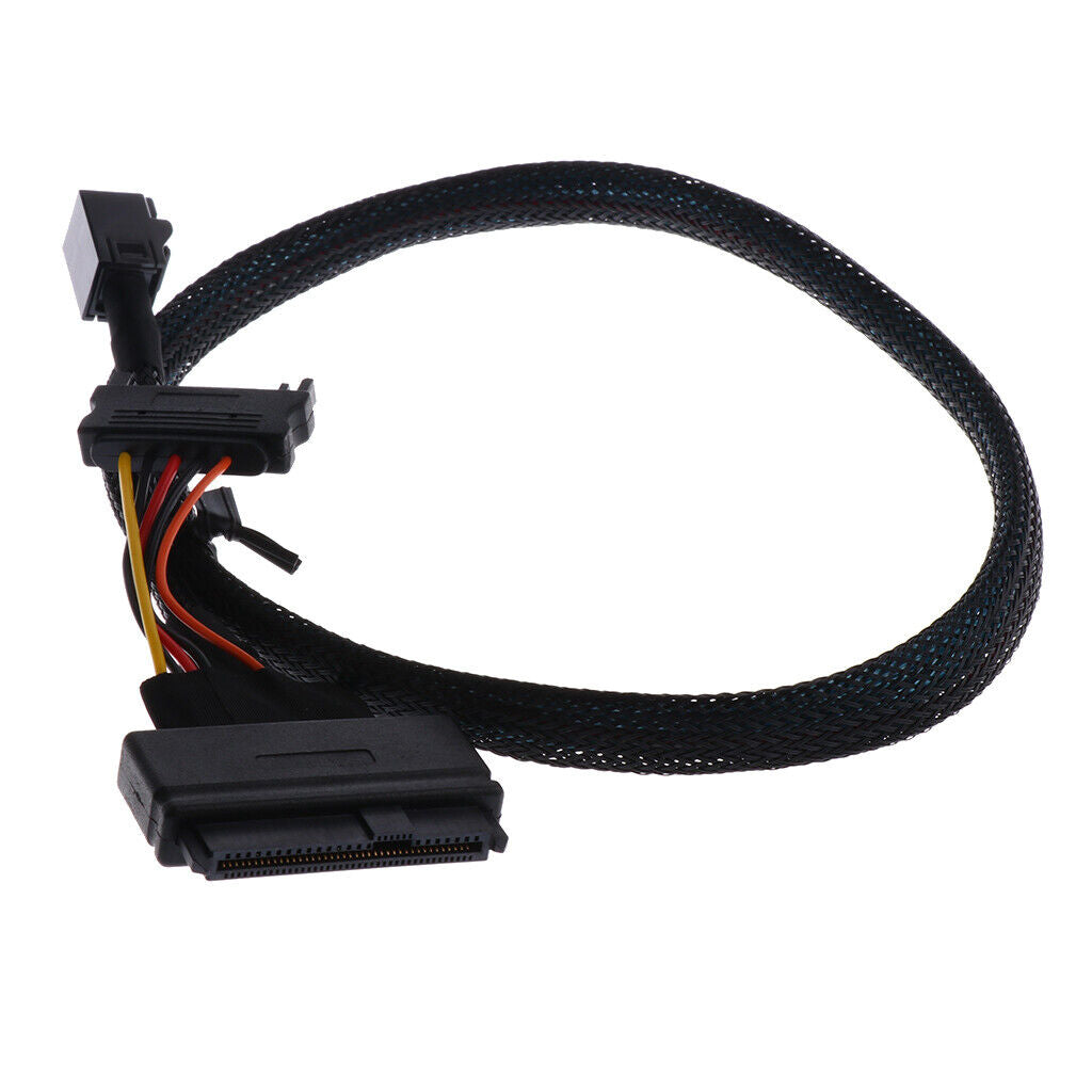 1.5ft Mini SAS HD SFF-8643 to U.2 SFF 8639 Cable   Cord