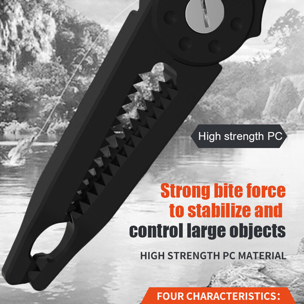 Fish Lip Grabber Plier Controller Holder Clamp Fishing Tongs Gripper Tackle