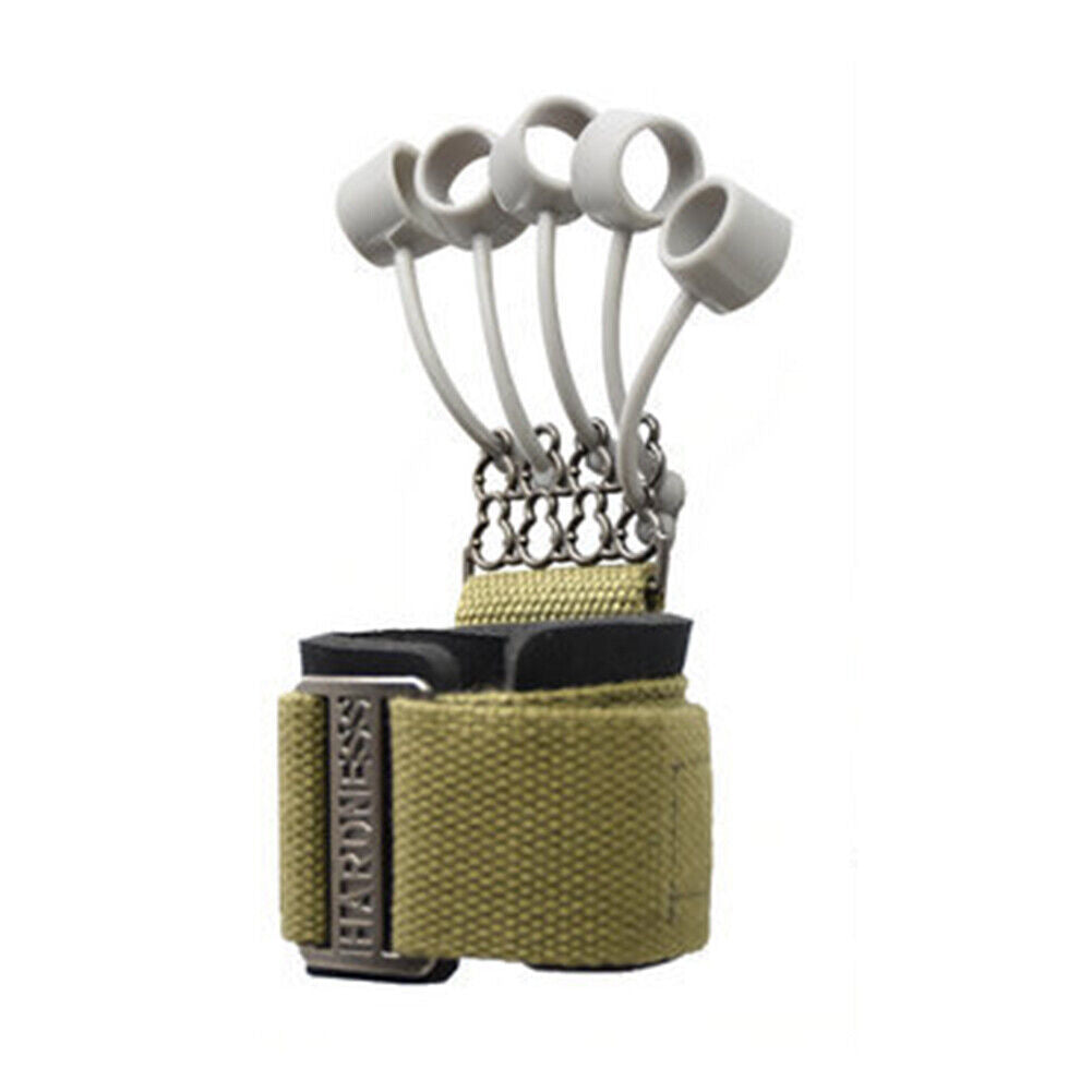 Finger Flexion Extension Training Device Strength Trainer (Green 20 Pound)