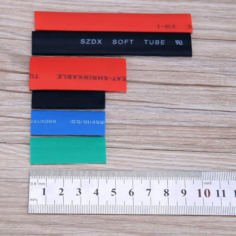 300pcs Polyolefin Shrinkable 2:1 Halogen-free Heat Shrink Tube Sleeve Kit