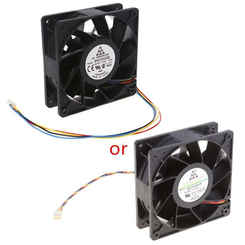 120x120x38mm Brushless DC12V 4.8A 11-Blade Cooling Fan 12038 For Delta PFC1212DE