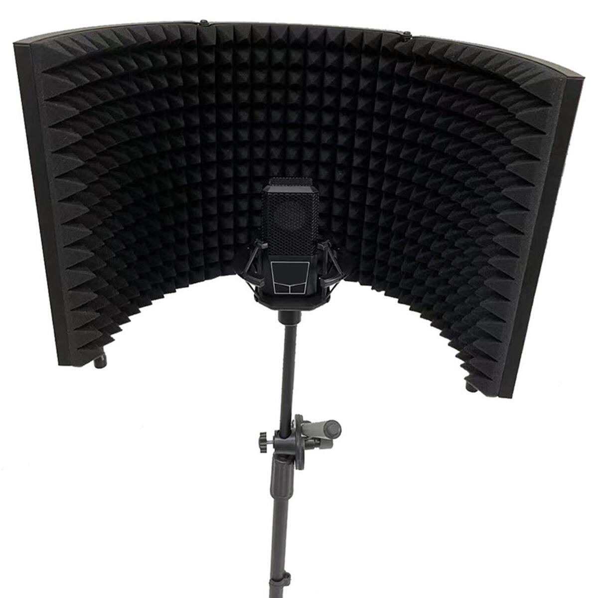 Microphone Isolation Shield Recording Sound Absorbing Equipment Broadcasting