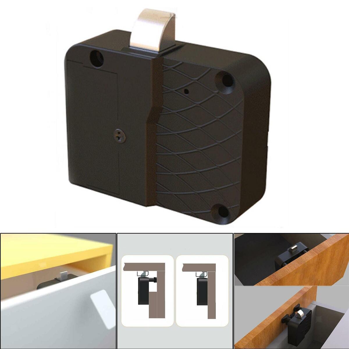 Hidden Electronic Induction Lock Anti Theft DIY Lock IC Card Sensor Set Hardware