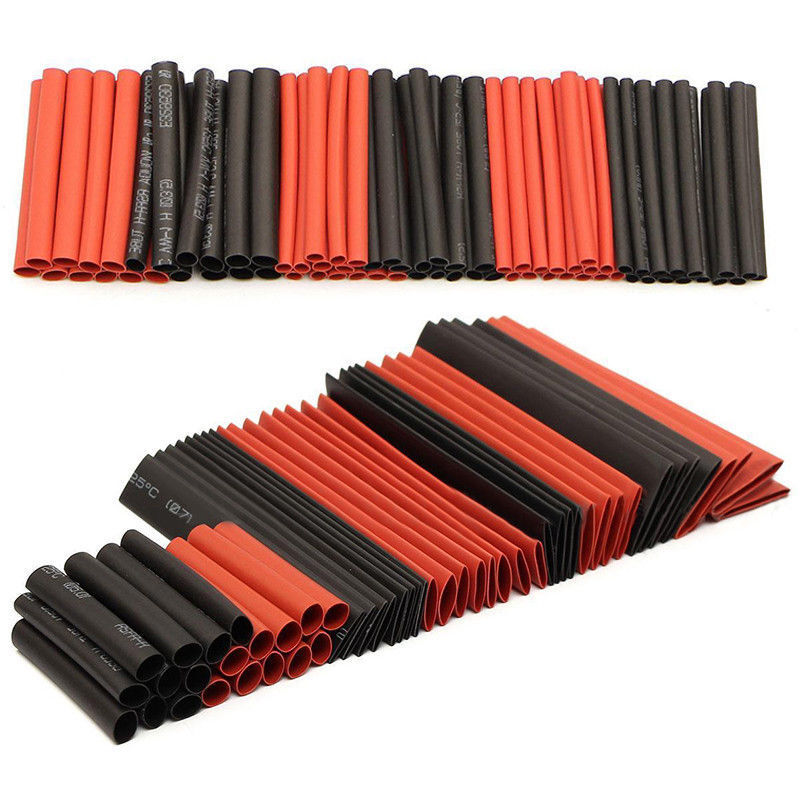 127PCS 2:1 Heat Shrink Tubing Wire Cable Sleeving Wrap Electrical Connection Set