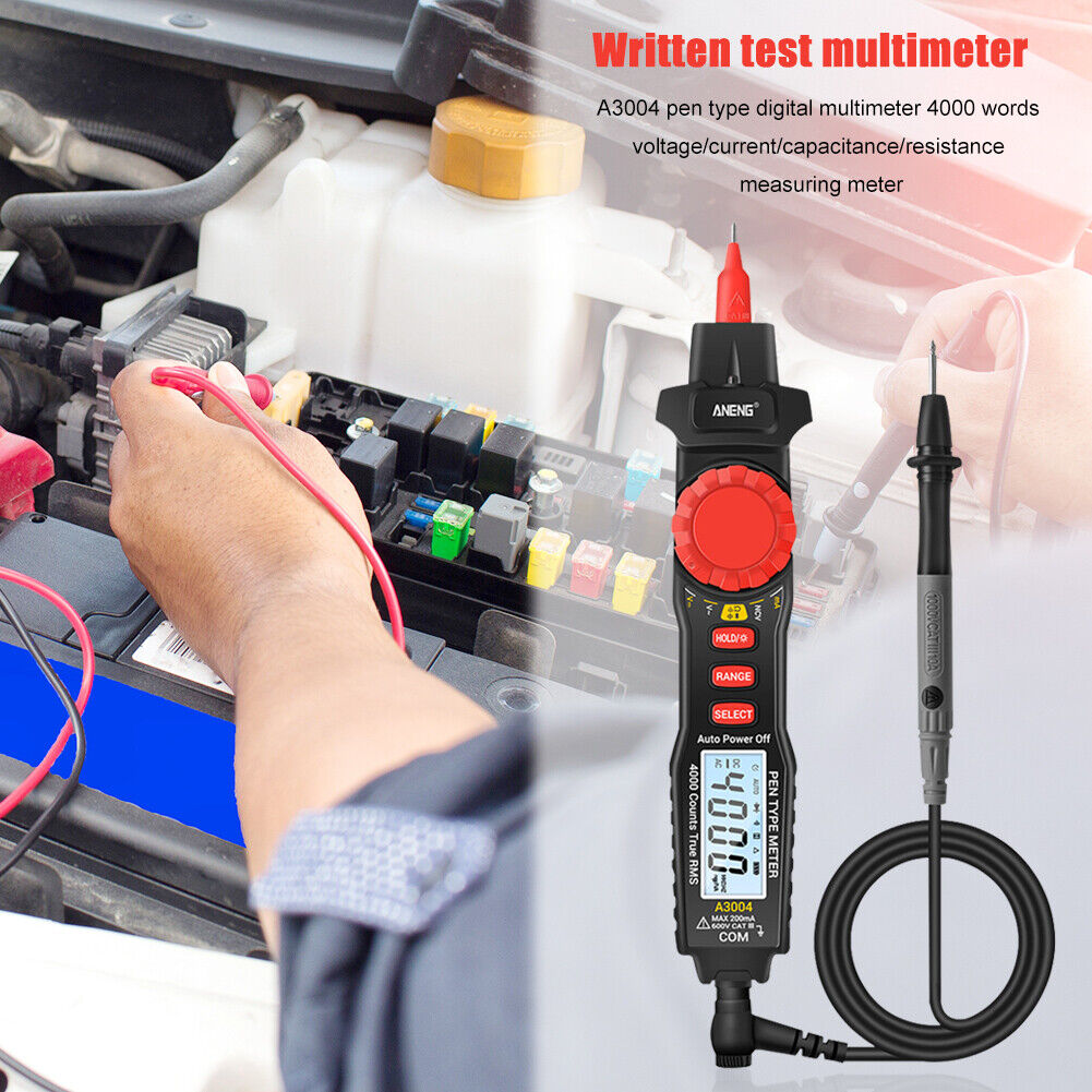 ANENG A3004 Pen Type Digital Multimeter LCD 4000 Counts Auto Range Tester