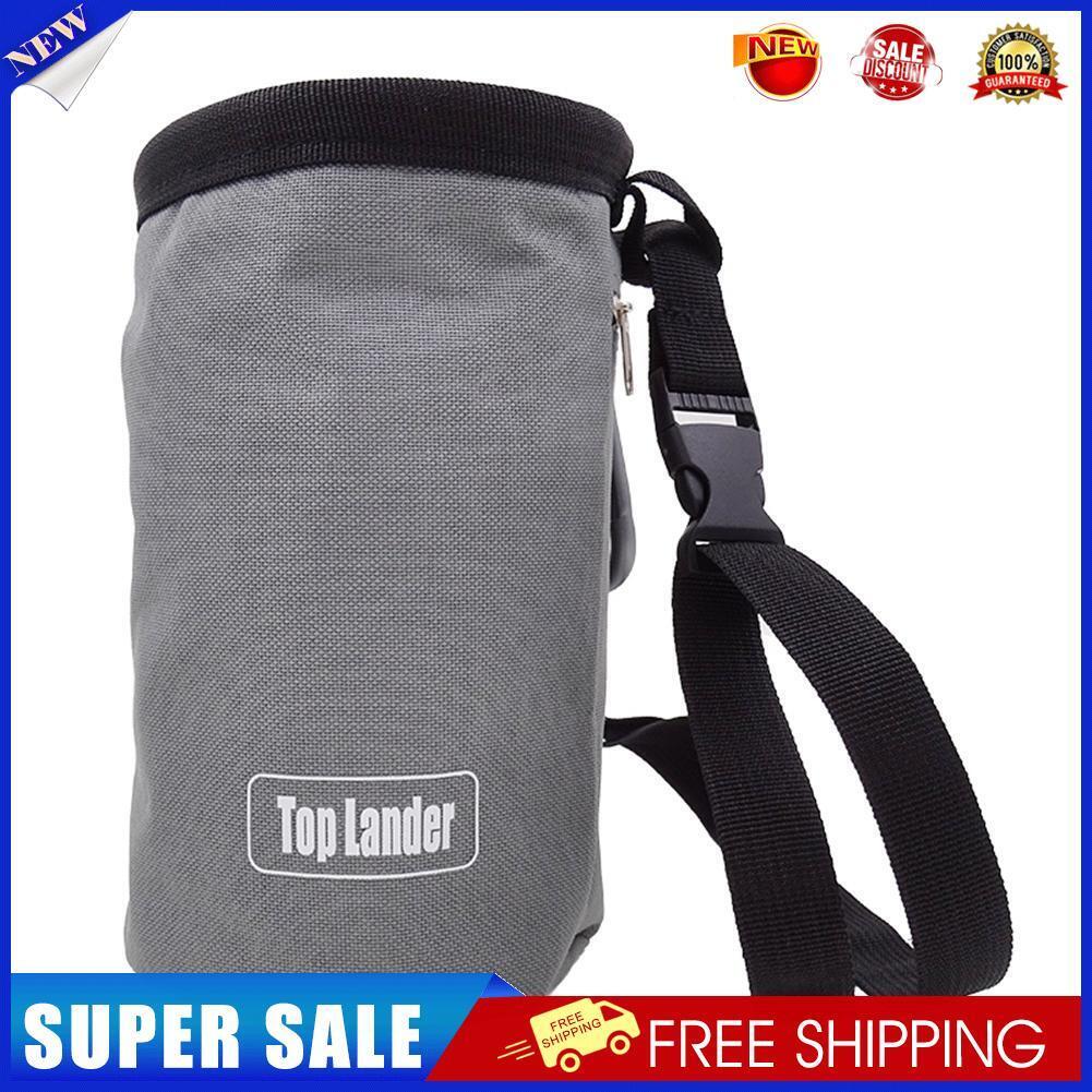 Climbing Chalk Bag Non-slip Adjustable Magnesium Powder Storage Pouch Grey