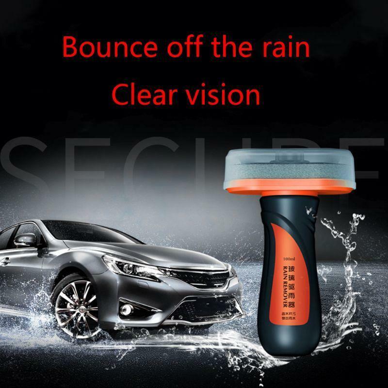 100ml Car Windshield Glass Coating Agent Hydrophobic Rain Mark Oil Film Remover