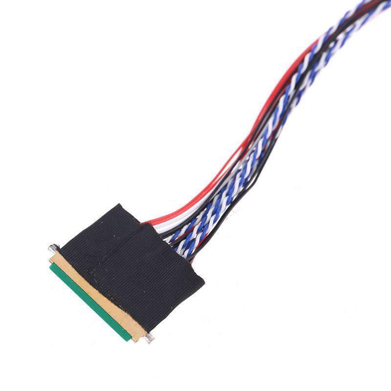1pc LCD Screen Cable 40 Pin 1 Channel RBG 6 Bit LED for Computer Display