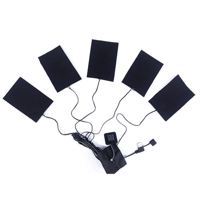 USB Fiber Heating Pad Electric Cloth Heater Pad Heating Element for Neck Back