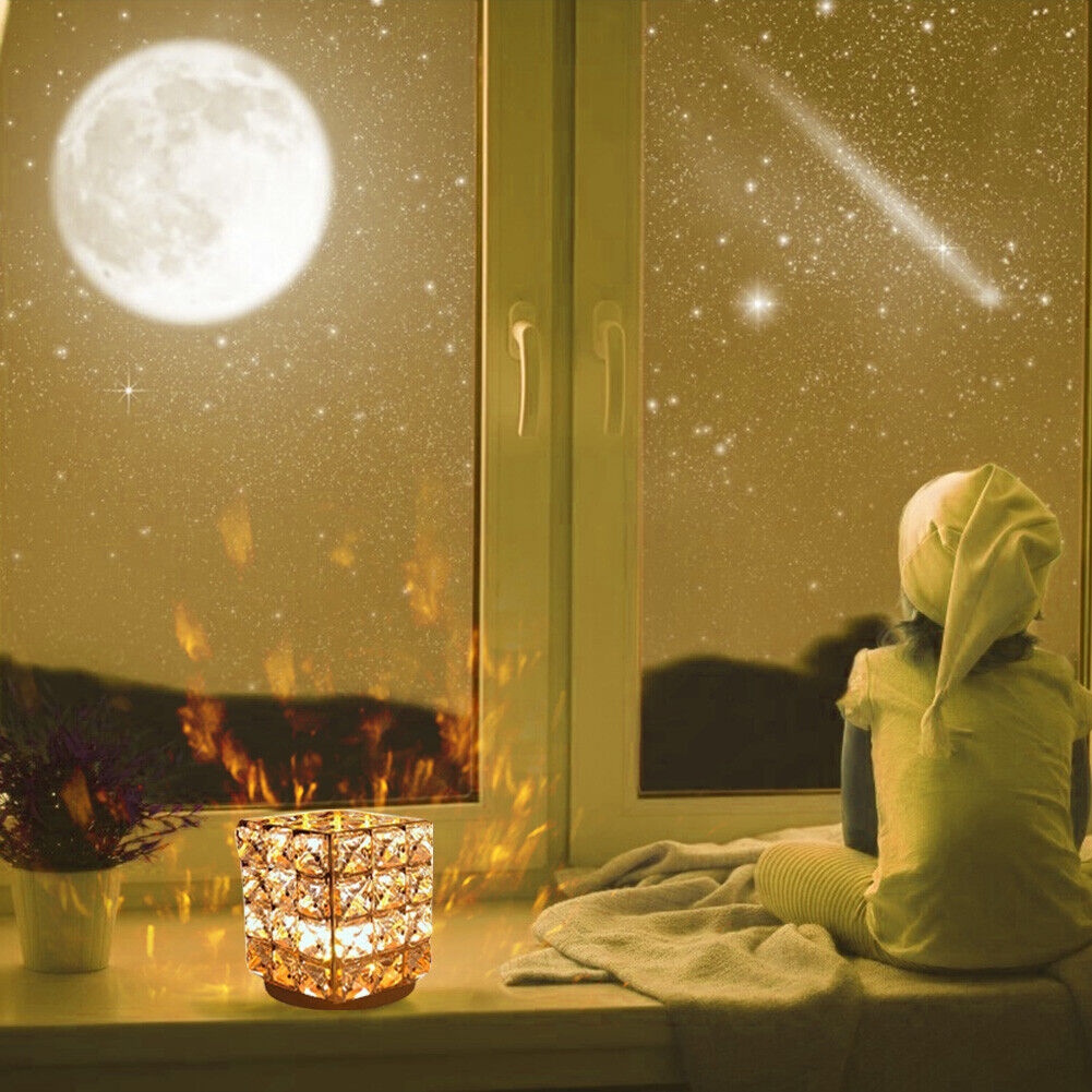 LED Diamond Crystal Table Lamp Bedroom Atmosphere Night Light Home Decor