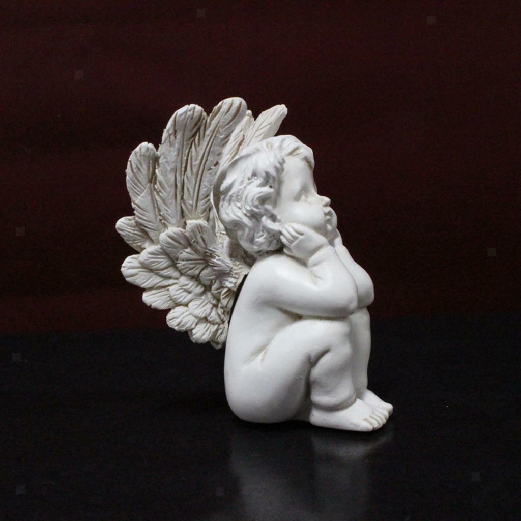 5 Pieces Angel Statue Garden Stakes Mini Landscape  Yard Porch Decor