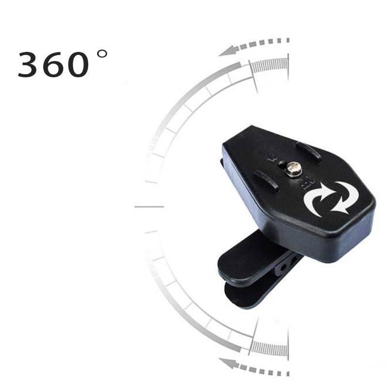 Clip-on Eyeglass LED Light Book Reading Mini Lamp 360 Degrees Adjustable Lamp