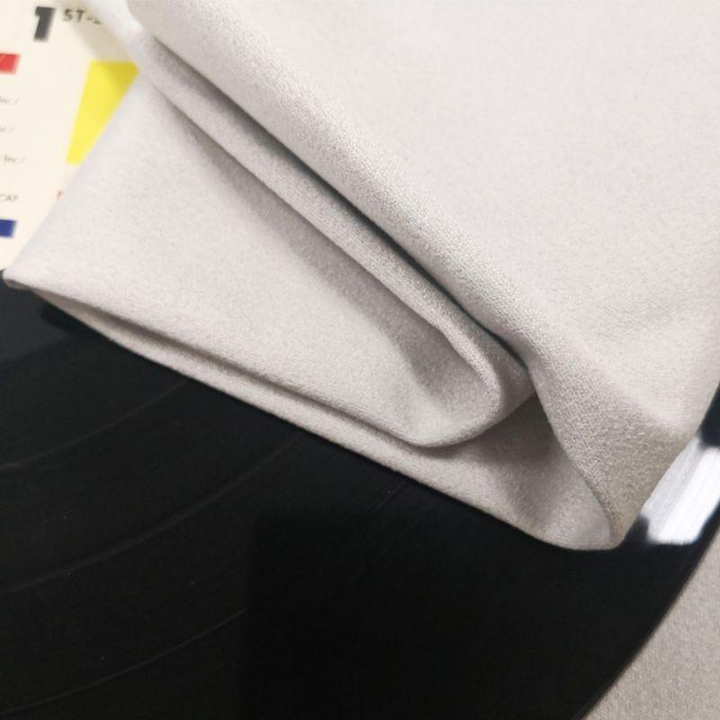 High-quality Deerskin LP Vinyl Records Cleaning Cloth Lens Suede Cleaning Wipes