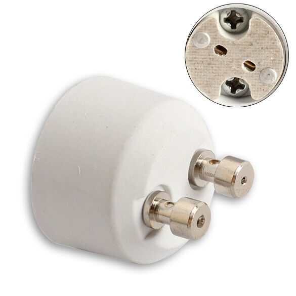 GU10 To MR16 Socket Base Halogen Light Bulb Lamp Adapter Converter Holder