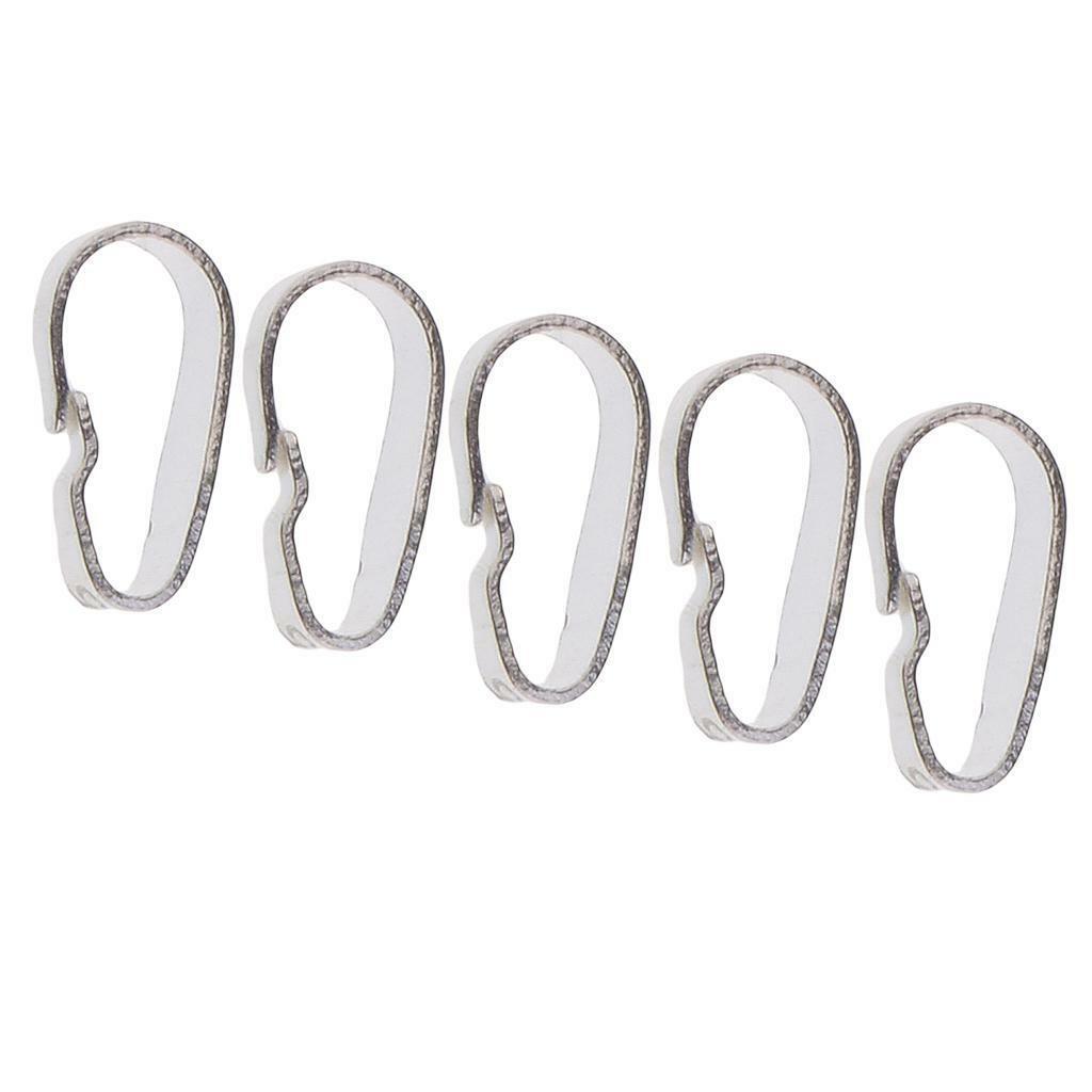 5x   Pinch Bails for Jewelry Making Crystal Pendant Findings