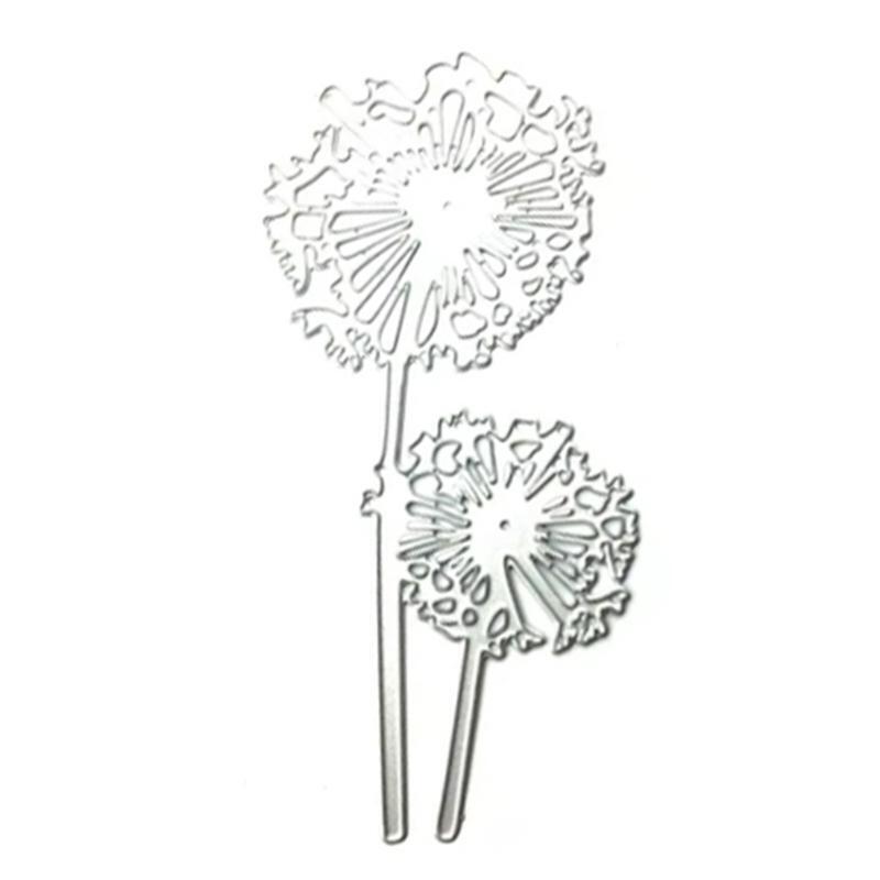 Dandelion Embossing Cutting Dies for Birthday Card Making DIY Scrapbooking Album