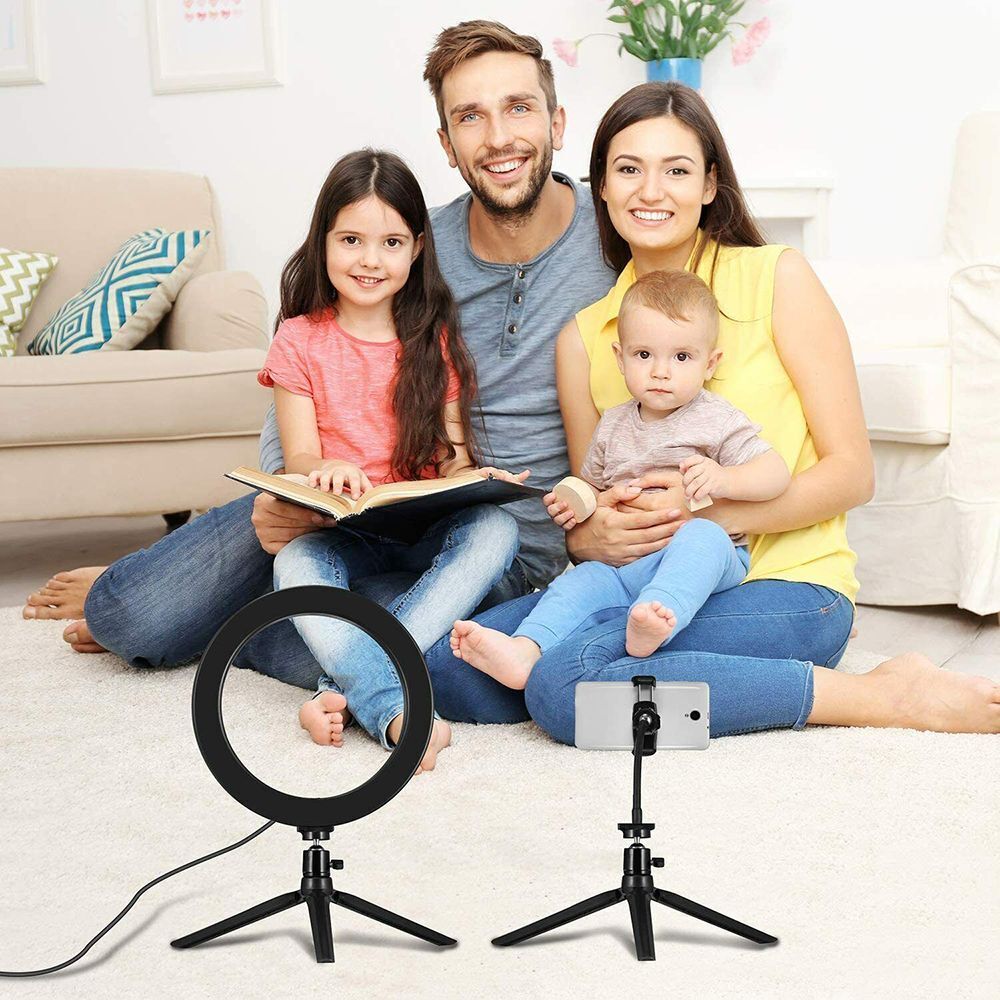 Ring Fill Light with Tripod Stand Photography Lighting For Tik Tok Youtube