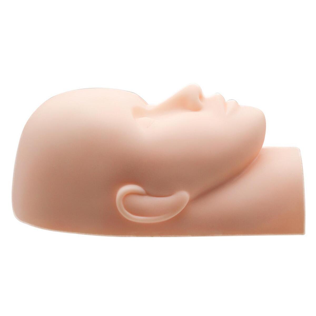 Silicone Head Mold Lash Extension Supplies Soft Touch for Practice Training