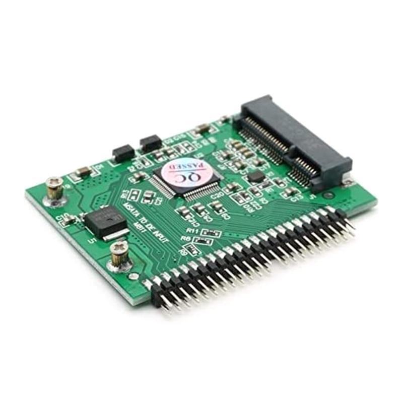 MSATA Disk to IDE/PATA 44Pin Motherboard Converter Adapter for Desktop & 2.5"