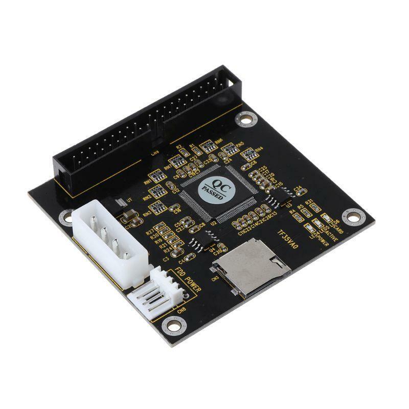 SD SDHC Memory Card TF IDE 3.5 40 Pin Male IDE Hard Disk Drive Adapter Converter