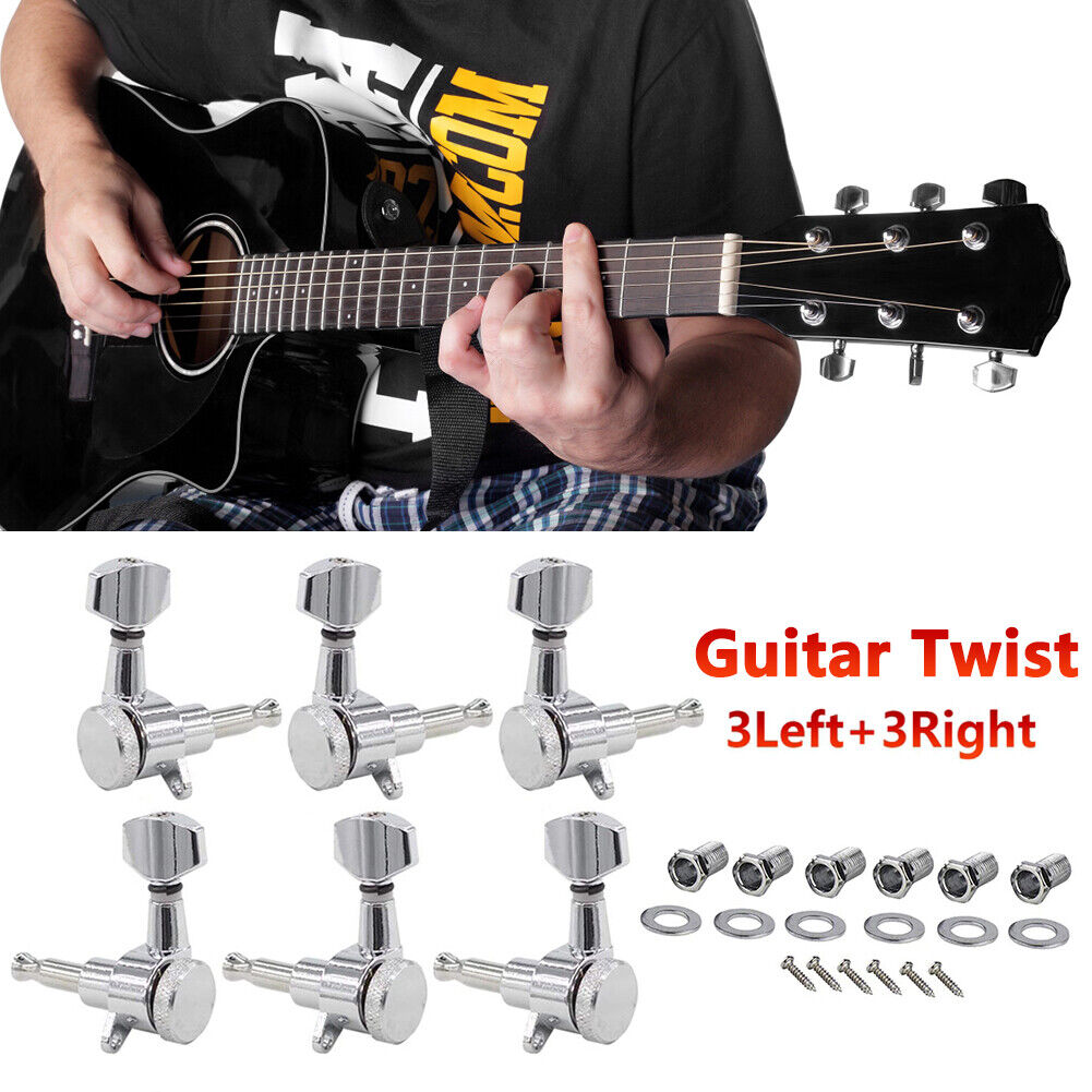 1/18 Locking Tuners for ST TL Electric Guitars String Tuning Pegs Kits