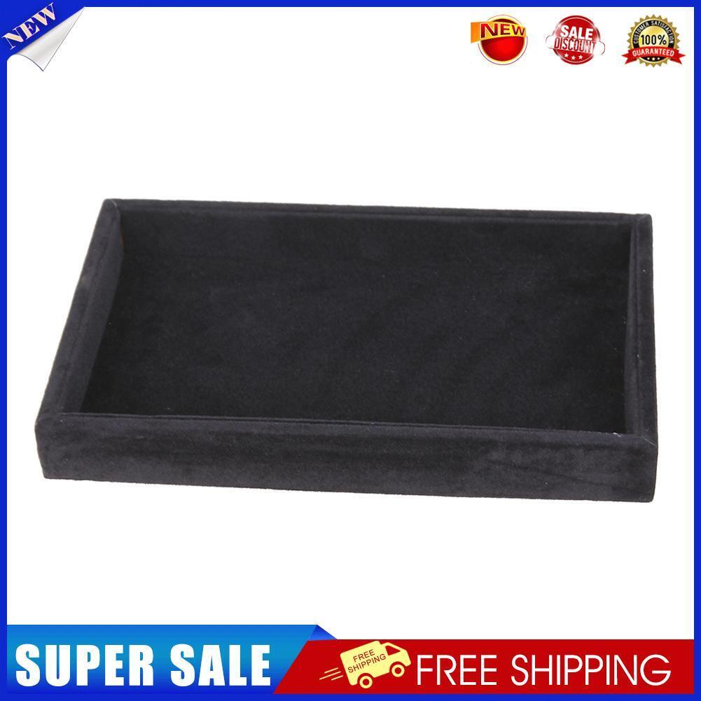Earrings Bracelet Ring Jewelry Box Display Stand Holder Organizer(Black)
