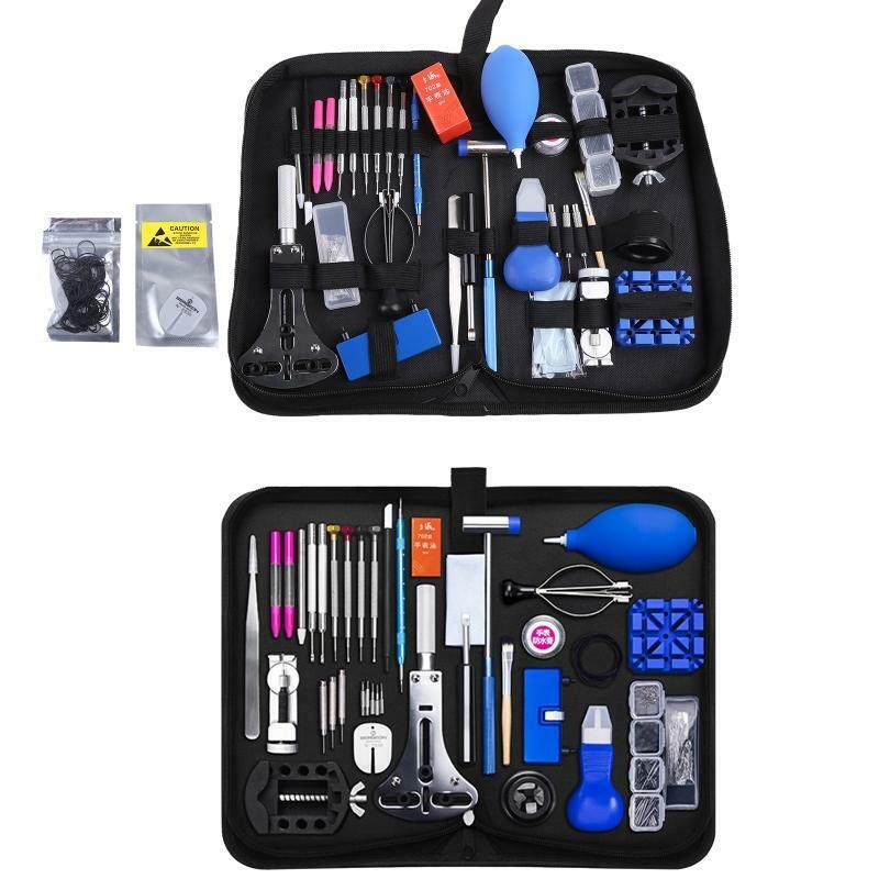 High-quality Watch Repair Tool Kit with Carrying Case for Most Watch Repair Tool