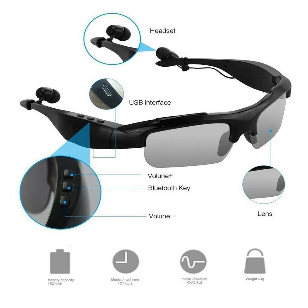 Glasses Sport Sunglasses Outdoor Bicycle Headphones Call Earphone