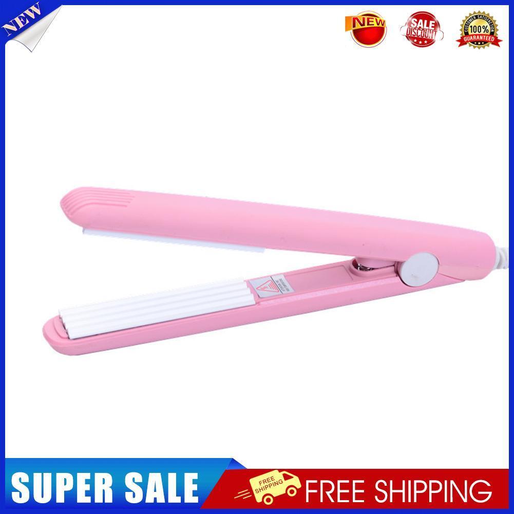 Hair Corn Perm Stick Mini Hair Curler Curly Hair Wand Curling Iron (Pink)