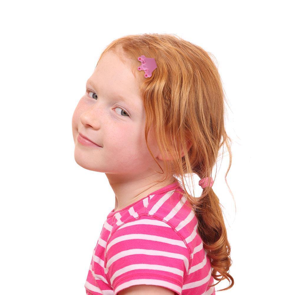 10pcs Crown Hair Clips Children Girls Claw Barrettes Mini Jaw Hairpin (09)