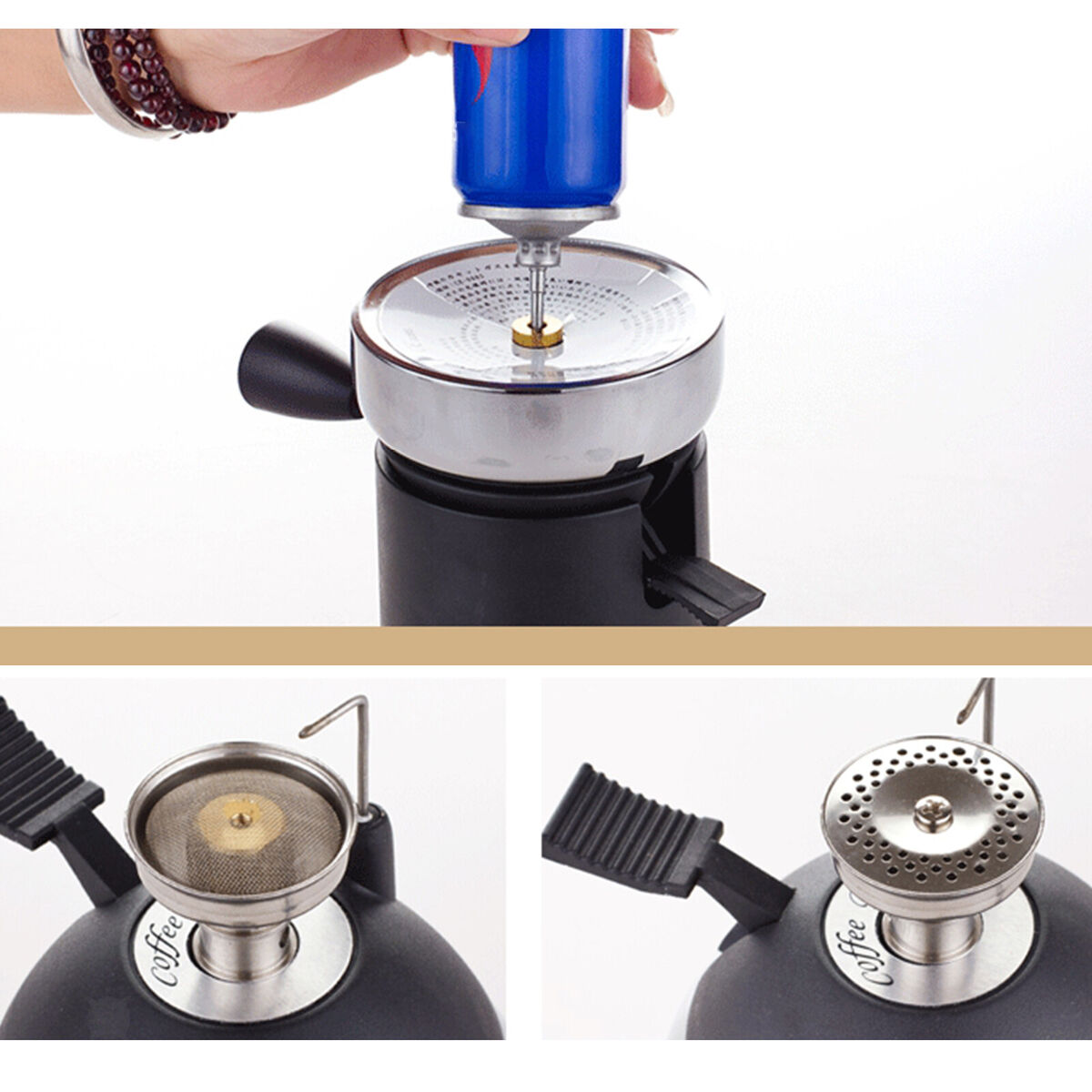Burner Camping Gas Stove Burner Coffee Espresso Maker