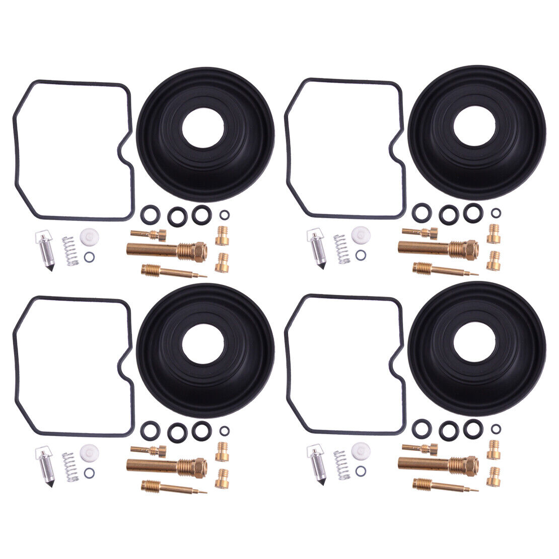 4sets Carb Carburetor Repair Kit Rebuild Diaphragm Fit For Suzuki Bandit GSF600S
