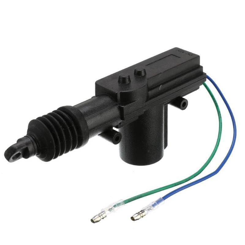 Electric Power Door Lock Actuator 2 Wire 12Volt Car Alarm System Single Gun Kit