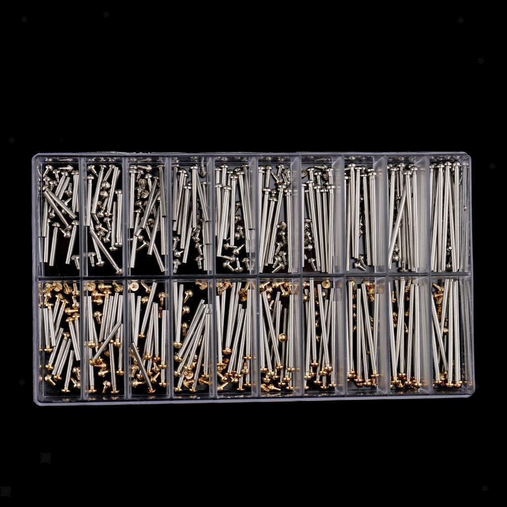 Assortment Tube Friction Pin Clasps Straps Bracelets Rivet Ends 10mm-28mm