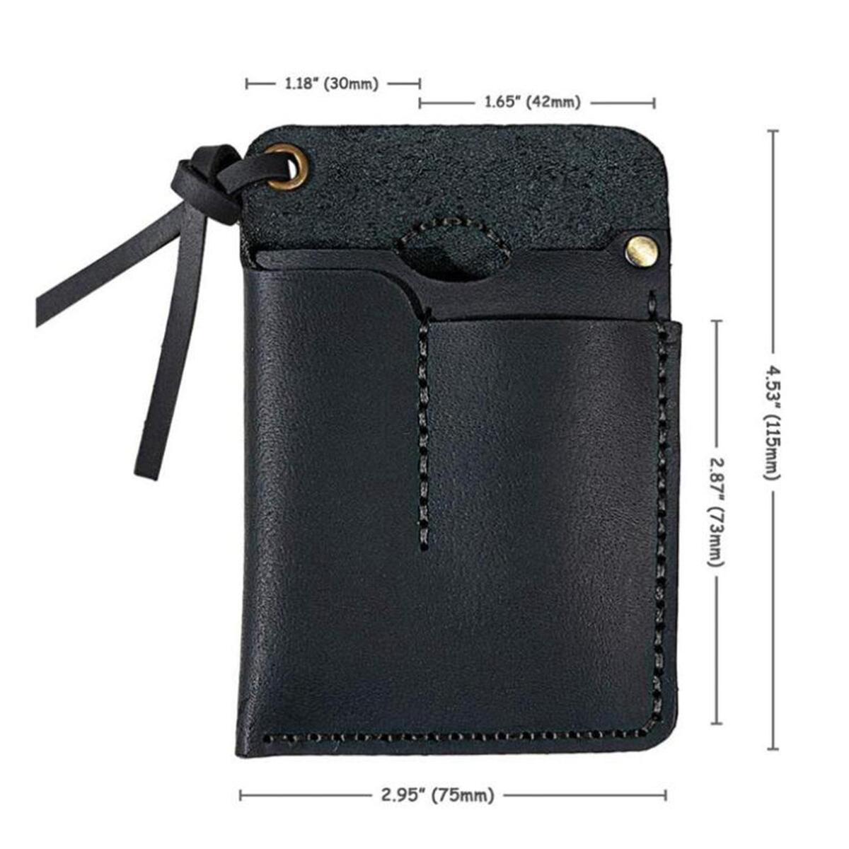 Handmade Multitool Sheath for Belt Pen Knives PU Leather Pouch Holster