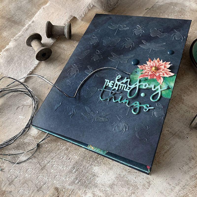 Enjoy the Time Things Metal Cutting Dies Stencil Scrapbooking DIY Album Stamp