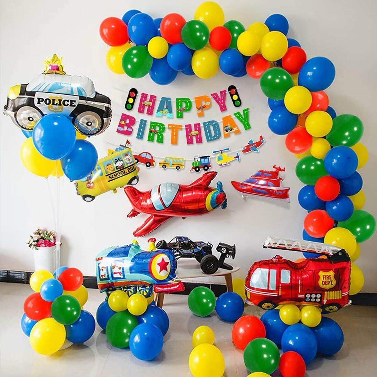 Transportation  Supplies Truck  Balloons for Wedding