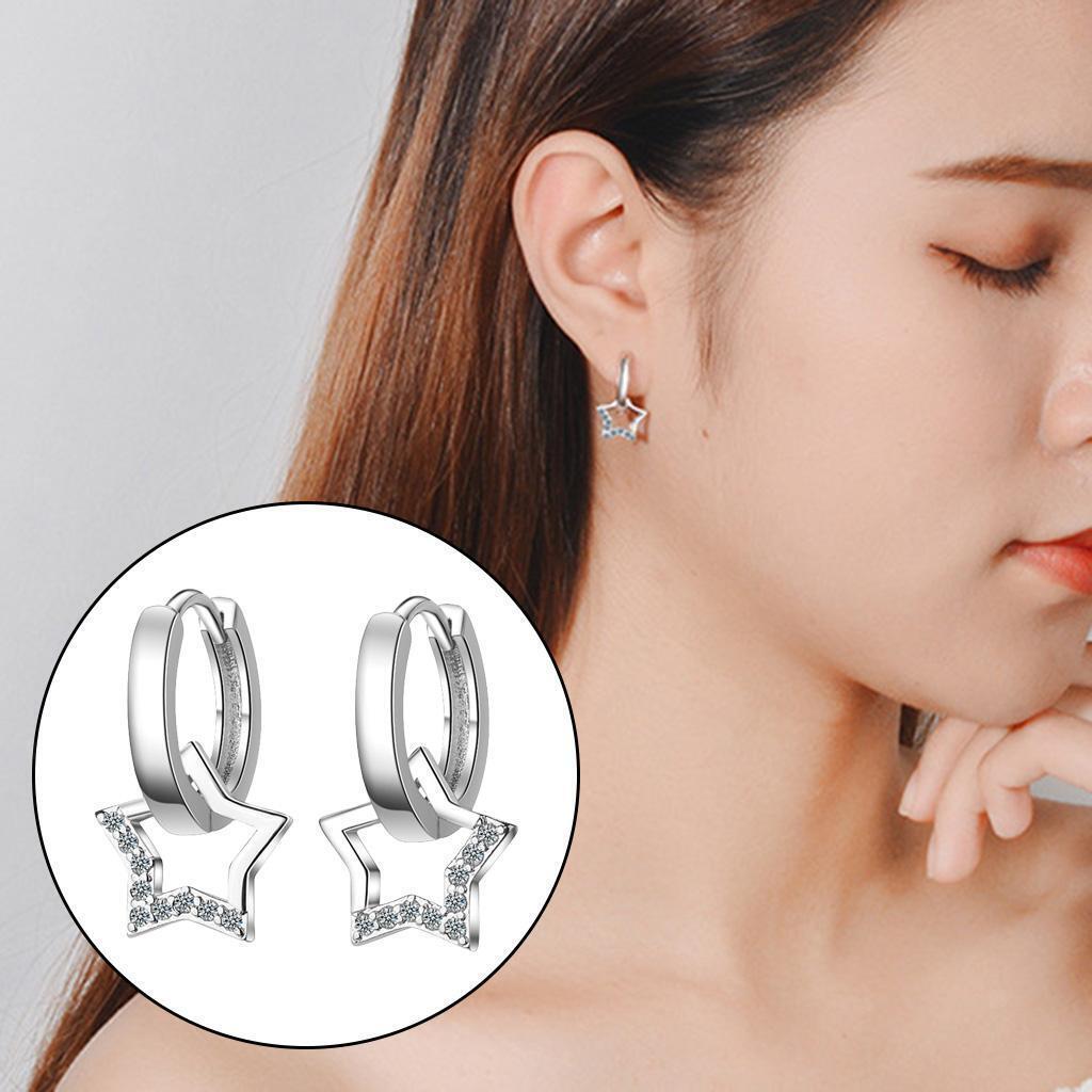Earrings Zircon Dainty Jewellery Gift for Girlfriend