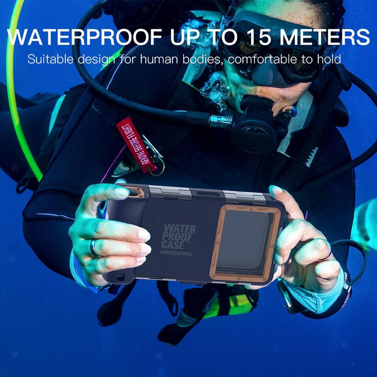Phone Case Waterproof Professional Universal with Lanyard 50ft/15M Covers