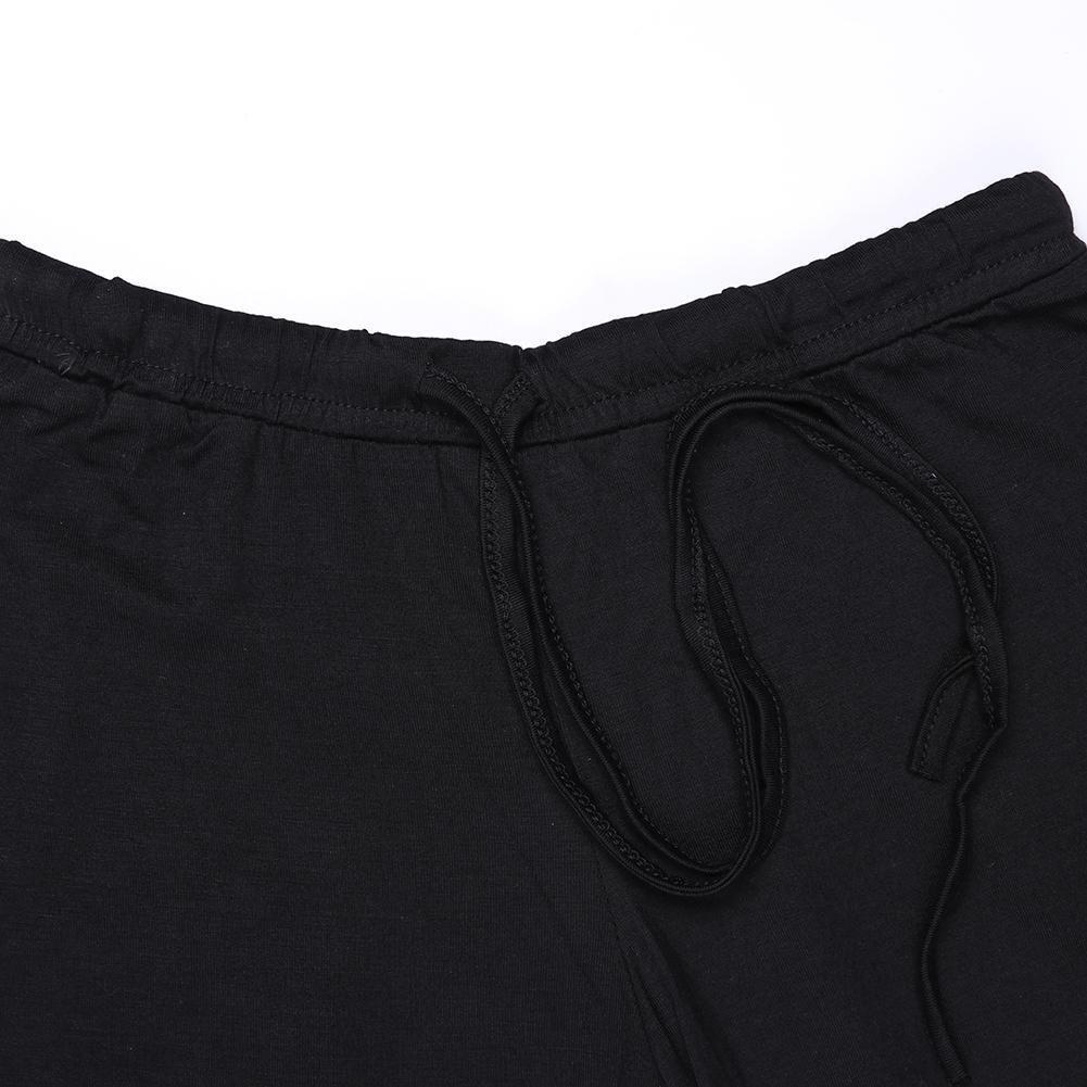 Loose Yoga Pants Elastic Women Sports Exercise Running Trousers (Black XL)