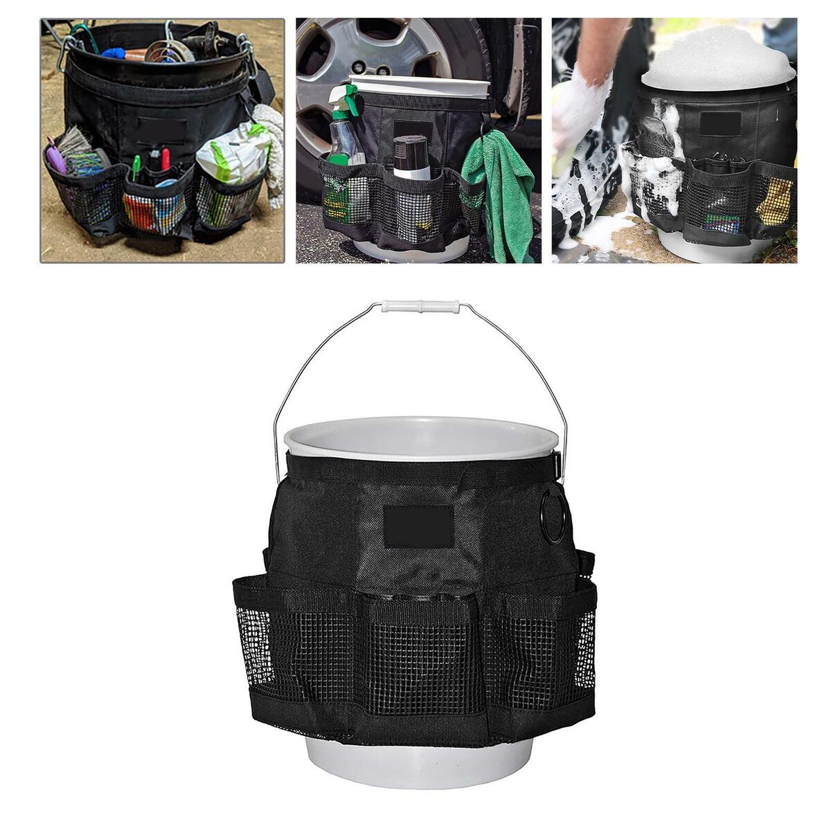 Car Bucket Wash Tool Organizer Fishing Bucket Storage for 5 Gallon Bucket